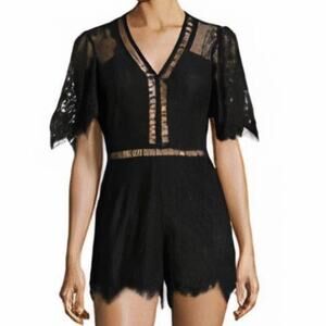 Lovers + Friends Josephine Lace Romper